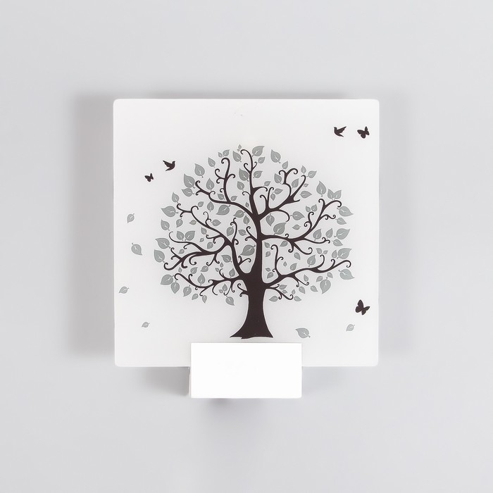 Бра "Дерево" LED 6Вт 4000К белый 24х6х24 см