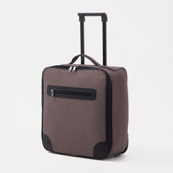 Пилот-кейс 16 Пилот-кейс 16", «Сакси», отдел на молнии, наружный карман, цвет коричневый