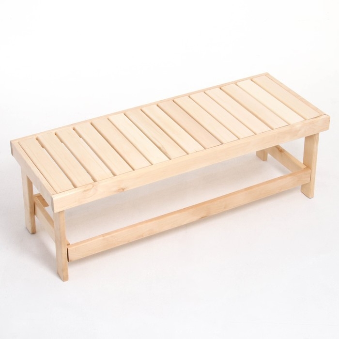 Скамейка "Топчан" 120х40х45 см, липа