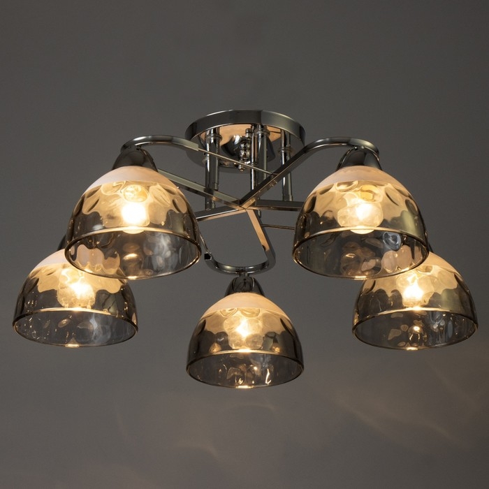 Люстра Люстра "Аквила" 5хЕ27 40Вт хром 45х15х22 см BayerLux