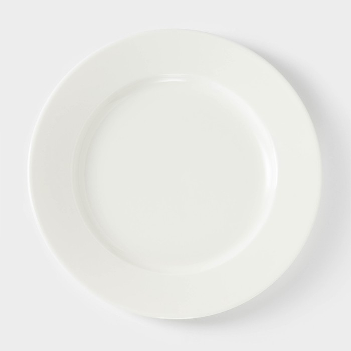 Тарелка фарфоровая десертная Wilmax Stella Pro, d=20 см, цвет белый Тарелка фарфоровая десертная Wilmax Stella Pro, d=20 см, цвет белый