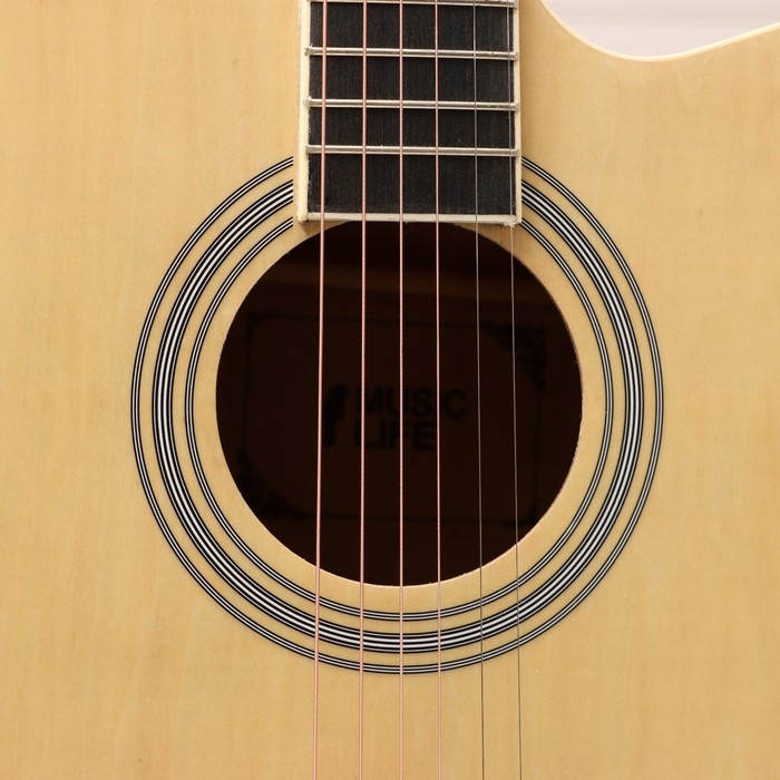 Акустическая гитара Music Life QD-H41Q-BB бежевая Акустическая гитара Music Life QD-H41Q-BB бежевая