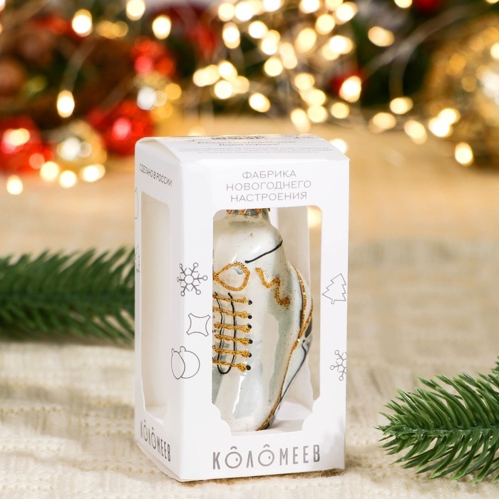 Ёлочное украшение Ёлочное украшение "Конёк", в подарочной упаковке, h-5 см