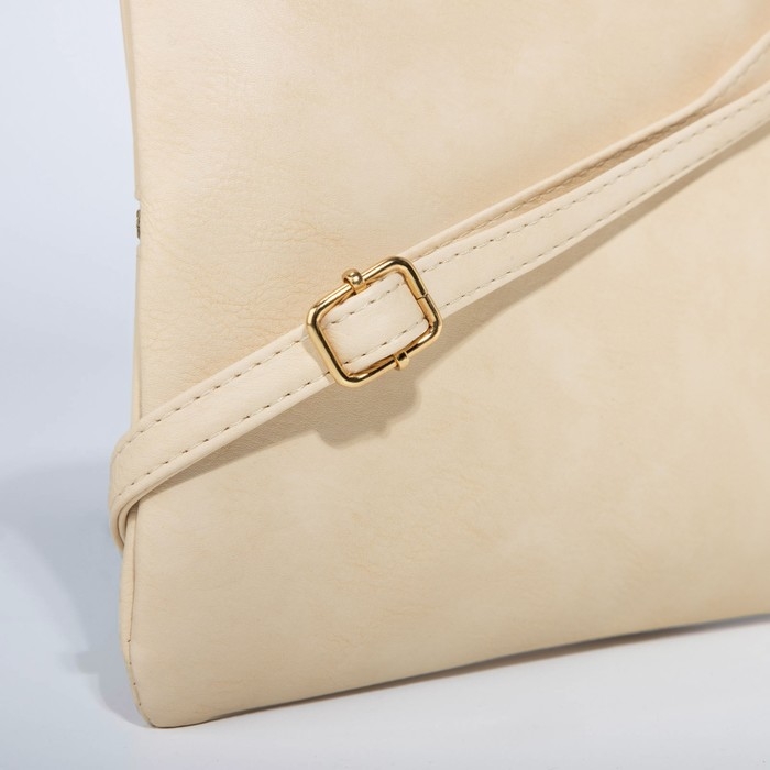 Сумка кросс-боди на молнии, цвет бежевый Сумка кросс-боди на молнии, цвет бежевый