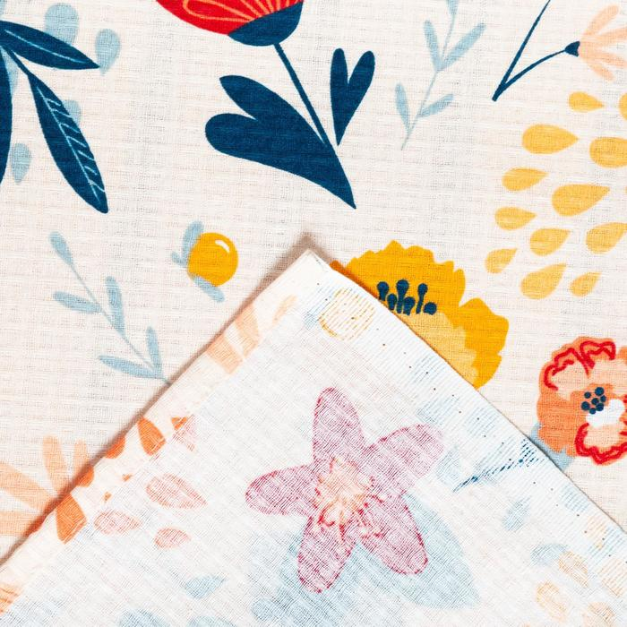 Простыня для бани «Цветочное поле» 150х180±5 см, 100% хлопок, вафельное полотно, 160 гр/м2 Простыня для бани «Цветочное поле» 150х180±5 см, 100% хлопок, вафельное полотно, 160 гр/м2