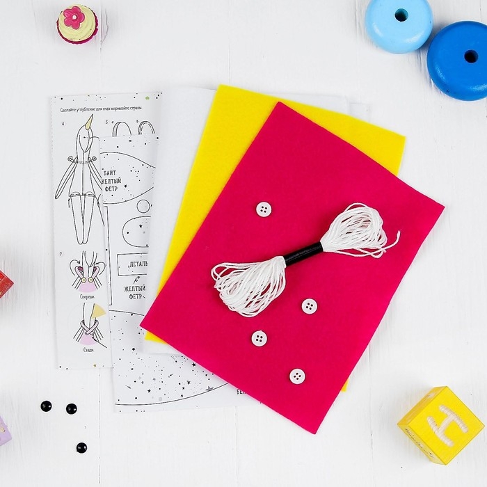 Игрушка из фетра «Единорог в платье» Игрушка из фетра «Единорог в платье»