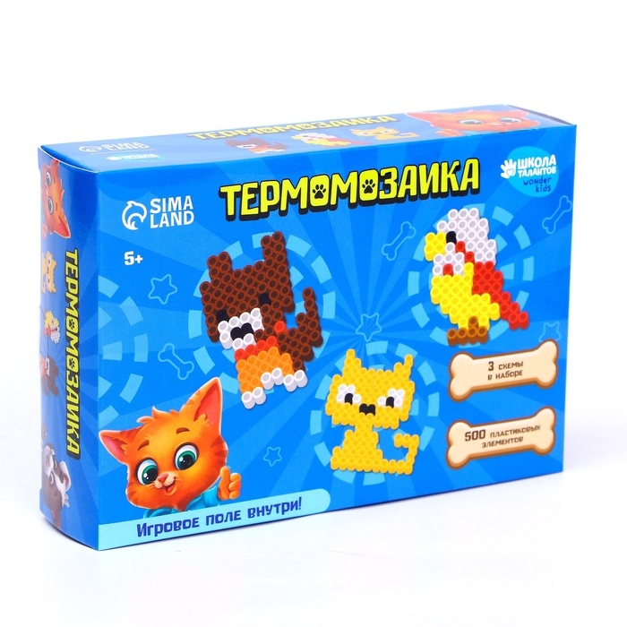 Термомозаика «Животные» с игровым полем Термомозаика «Животные» с игровым полем