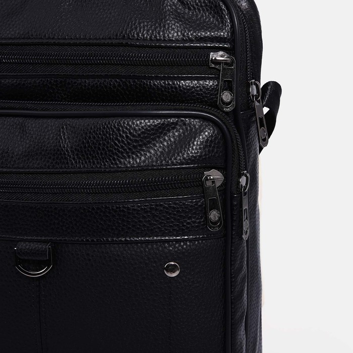 Сумка мужская, цвет чёрный Сумка мужская, цвет чёрный