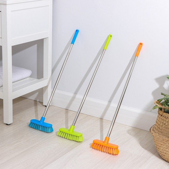 Щётка для подметания пола Доляна, 68×15×5 см, цвет МИКС Щётка для подметания пола Доляна, 68×15×5 см, цвет МИКС