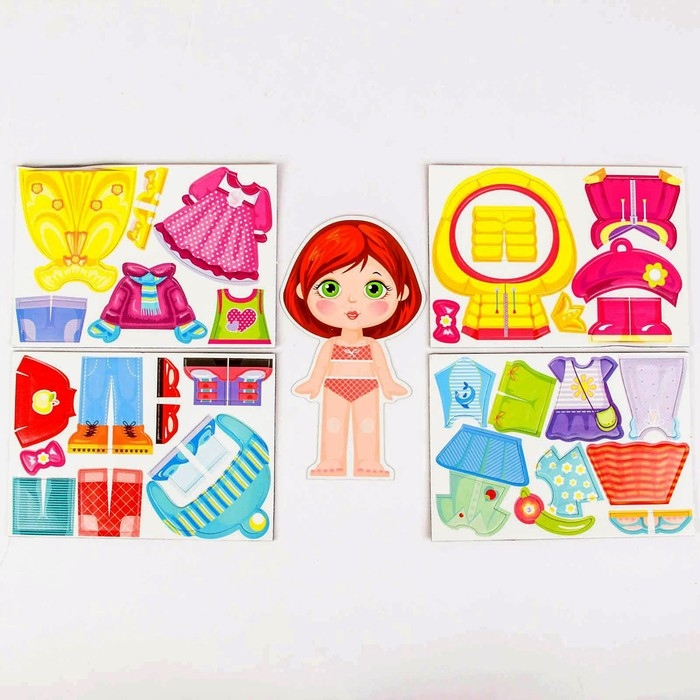 Обучающая игра Магнитные истории «Одевашки. Настя» Обучающая игра Магнитные истории «Одевашки. Настя»