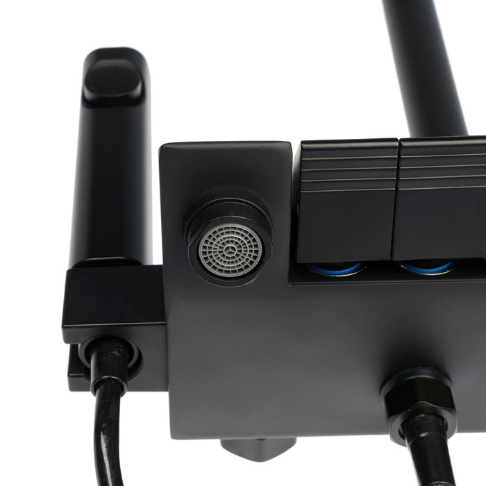 Душевая система ZEIN Z3686, верхняя и ручная лейка, ПВХ шланг, гигиенический набор, черная Душевая система ZEIN Z3686, верхняя и ручная лейка, ПВХ шланг, гигиенический набор, черная