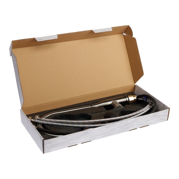 Смеситель для кухни ZEIN Z3780, однорычажный, вытяжной излив, аэратор 2 режима, графит Смеситель для кухни ZEIN Z3780, однорычажный, вытяжной излив, аэратор 2 режима, графит