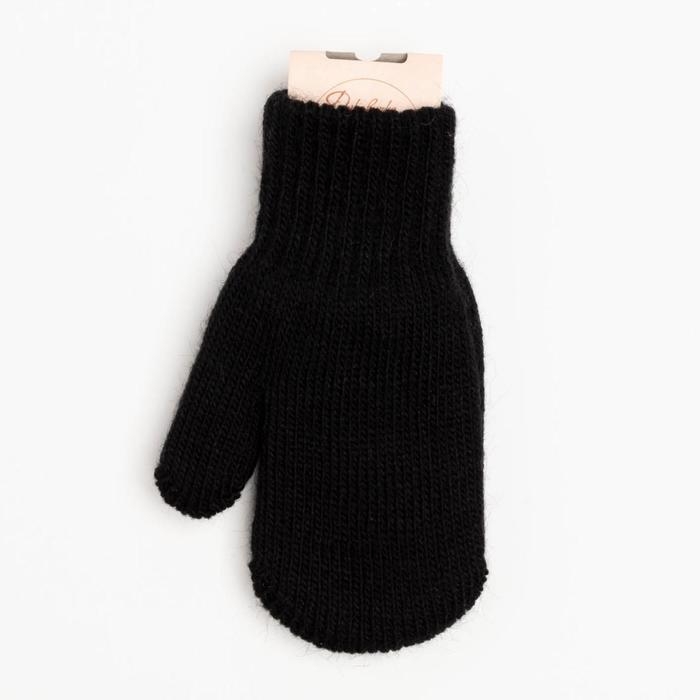 Варежки двойные детские, цвет чёрный, размер 12 (3-6 лет) Варежки двойные детские, цвет чёрный, размер 12 (3-6 лет)