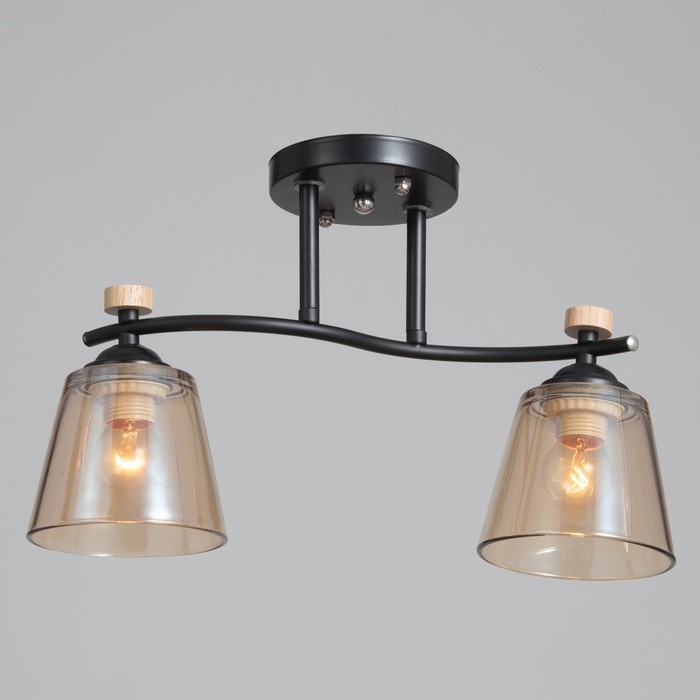 Люстра Люстра "Алатея" 2хЕ27 40Вт чёрный 45х26х27 см BayerLux