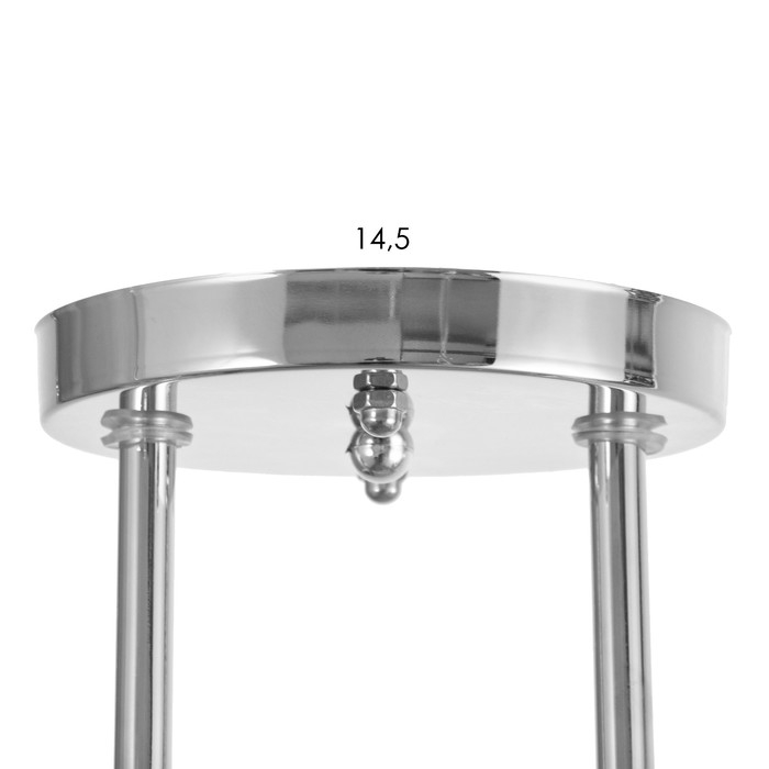 Люстра Люстра "Нора" 2х60Вт Е27 Хром 50х22х26см