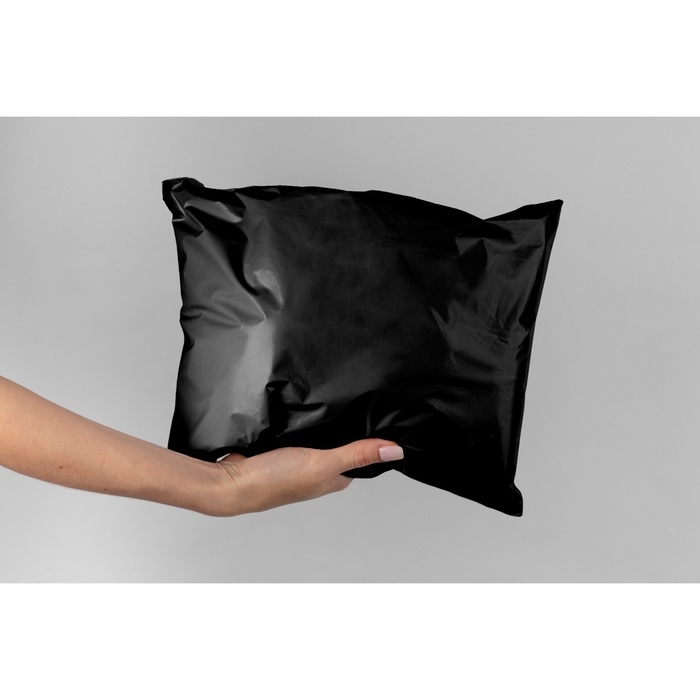 Курьерский пакет с клеевым клапаном , черный 30 х 40 + 4 см, 50 шт Курьерский пакет с клеевым клапаном , черный 30 х 40 + 4 см, 50 шт
