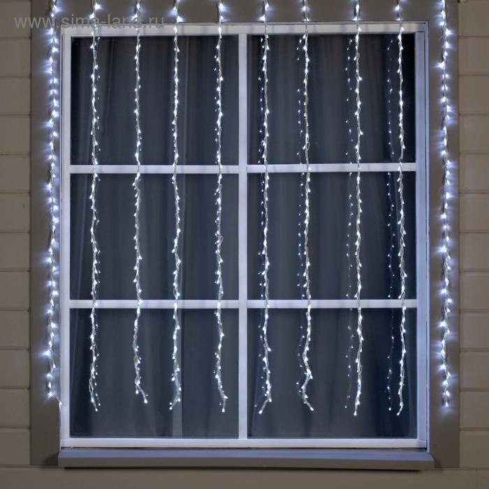 Гирлянда «Водопад» 2 × 1.5 м, IP44, УМС, белая нить, 400 LED, свечение белое, 8 режимов, 220 В Гирлянда «Водопад» 2 × 1.5 м, IP44, УМС, белая нить, 400 LED, свечение белое, 8 режимов, 220 В