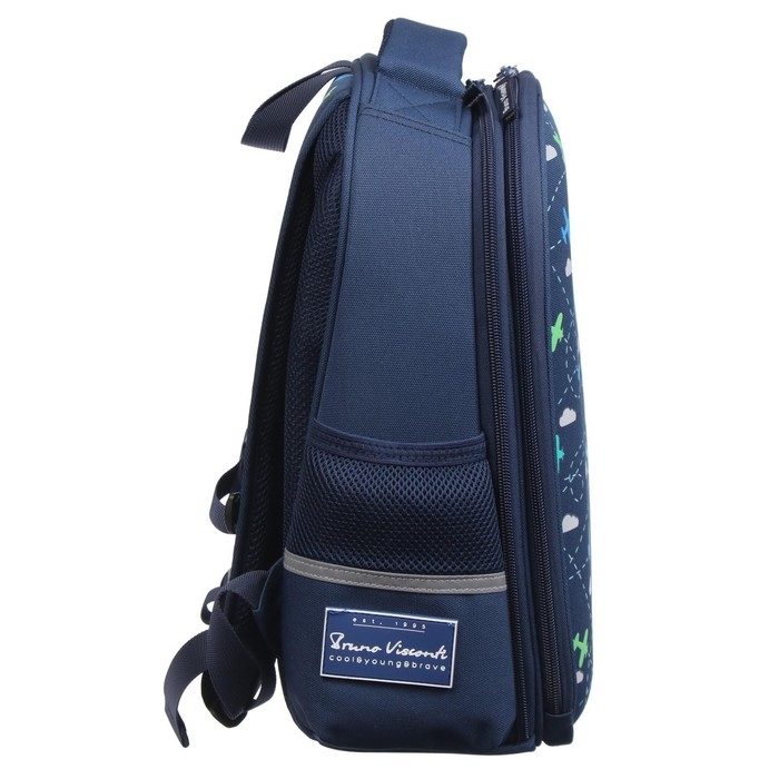 Рюкзак каркасный Bruno Visconti Рюкзак каркасный Bruno Visconti "Игрушки. Самолёты", 36 х 28 х 17 см, пенал в подарок