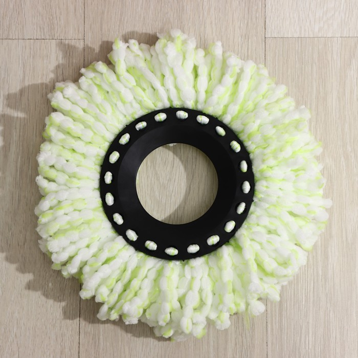 Швабра с отжимом Доляна: ведро с металлической центрифугой, 18 л, запасная насадка из микрофибры, цвет синий Швабра с отжимом Доляна: ведро с металлической центрифугой, 18 л, запасная насадка из микрофибры, цвет синий