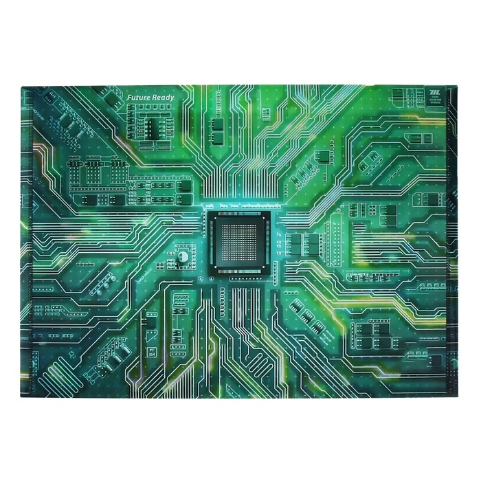 Папка-конверт Папка-конверт "Чип" на кнопке А4, 350 мкр