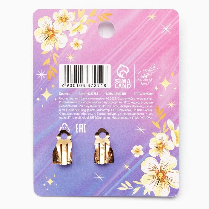 Клипсы новогодние «Самой красивой», на Новый год, 7 х 9 см Клипсы новогодние «Самой красивой», на Новый год, 7 х 9 см