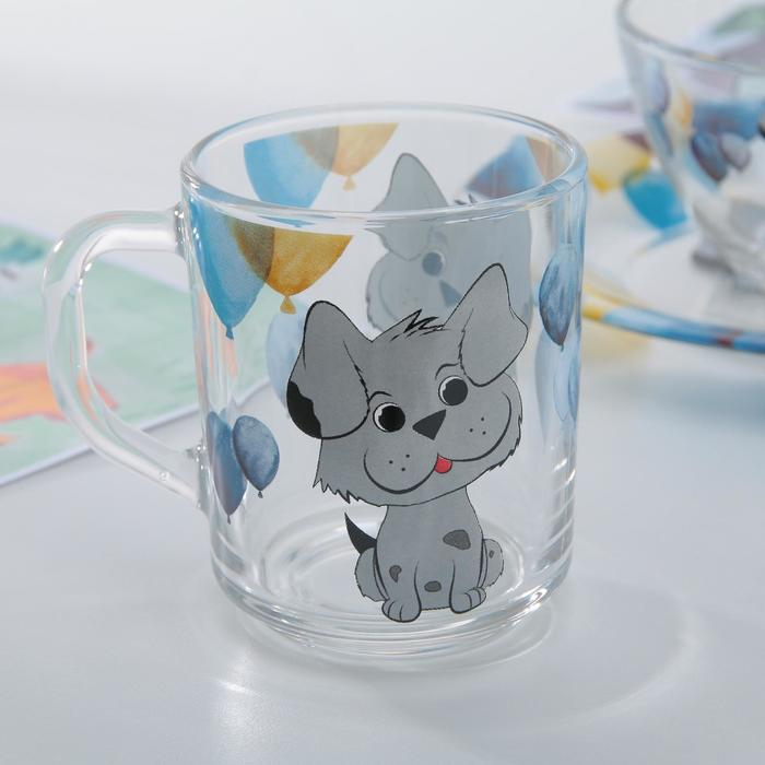 Набор детской посуды Доляна «Шарик», 3 предмета: кружка 200 мл, миска 450 мл, тарелка d=20 см Набор детской посуды Доляна «Шарик», 3 предмета: кружка 200 мл, миска 450 мл, тарелка d=20 см