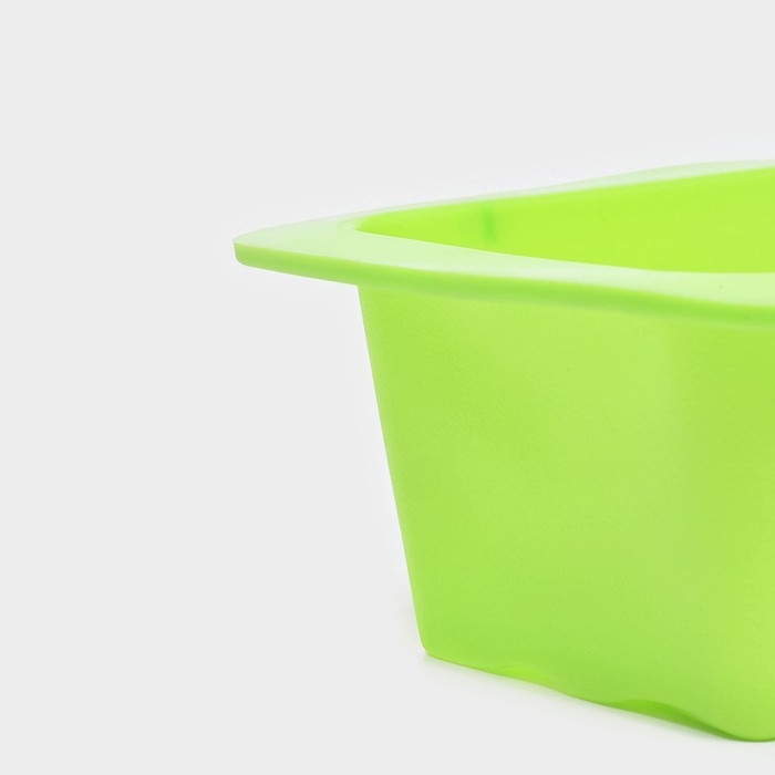 Форма для выпечки Доляна «Хлеб. Полосы», 27,5×13,5×7 см, цвет зеленый Форма для выпечки Доляна «Хлеб. Полосы», 27,5×13,5×7 см, цвет зеленый