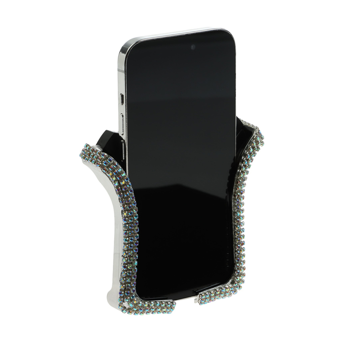 Держатель телефона в дефлектор со стразами Держатель телефона в дефлектор со стразами