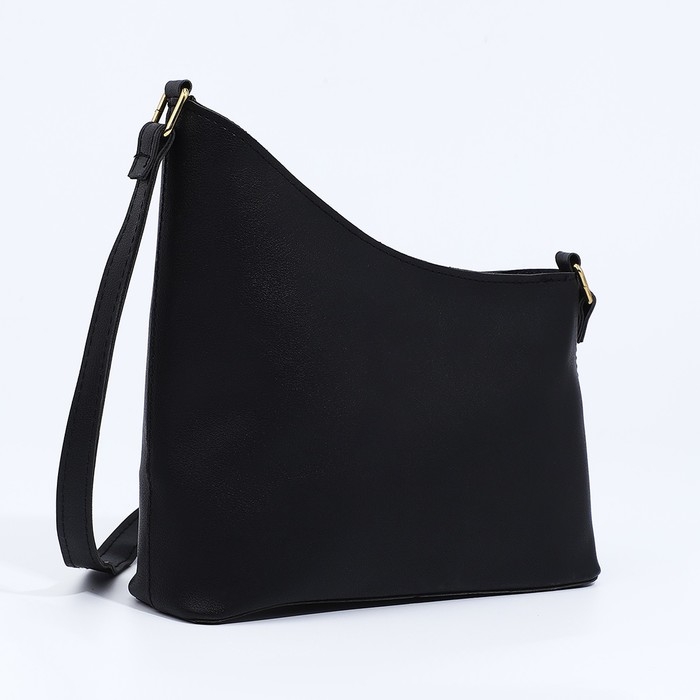 Сумка кросс-боди на молнии, цвет чёрный Сумка кросс-боди на молнии, цвет чёрный