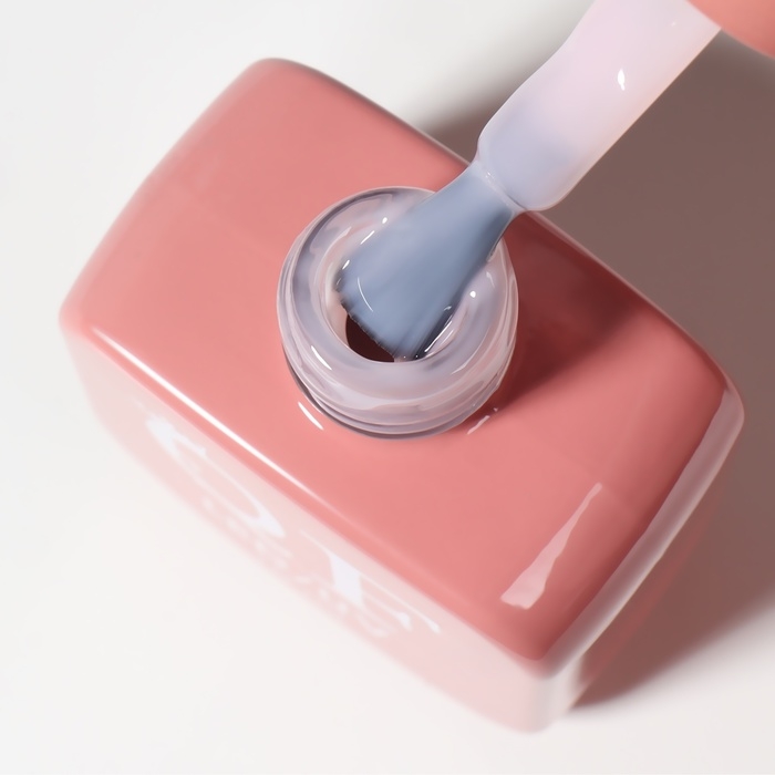 Гель лак для ногтей «GENTLE», 3-х фазный, 10 мл, LED/UV, цвет розовый (1)