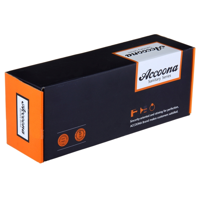 Смеситель для раковины Accoona A9190, однорычажный, водопад, стекло, хром Смеситель для раковины Accoona A9190, однорычажный, водопад, стекло, хром