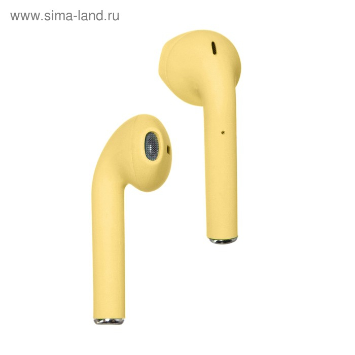 Наушники беспроводные Luazon i12, TWS, BT 5.0, 35/300 мАч, сенсор, матовые, жёлтые Наушники беспроводные Luazon i12, TWS, BT 5.0, 35/300 мАч, сенсор, матовые, жёлтые