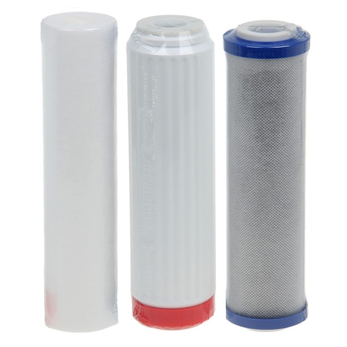 Комплект сменных картриджей для  Комплект сменных картриджей для "Аквафор" Трио Норма, РР5-В510-04-02, умягчающий