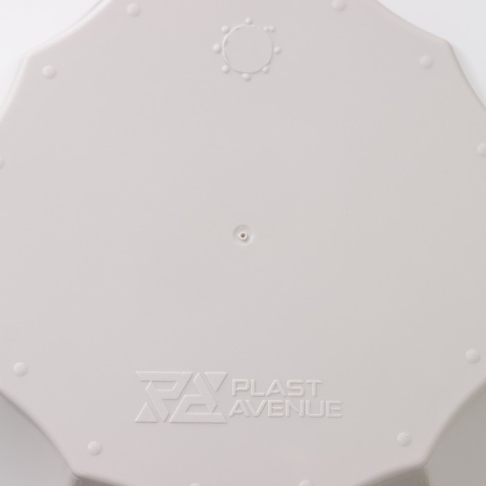 Кашпо для цветов со вставкой «Флюте», 4,5 л, d=20 см, h=20 см, цвет бежевый Кашпо для цветов со вставкой «Флюте», 4,5 л, d=20 см, h=20 см, цвет бежевый