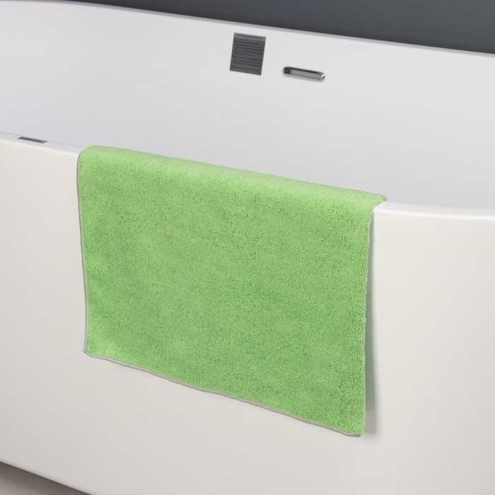 Тряпка для пола Raccoon, 250 г/м², 60×80 см, микрофибра, с оверлоком, 1 шт, цвет зеленый Тряпка для пола Raccoon, 250 г/м², 60×80 см, микрофибра, с оверлоком, 1 шт, цвет зеленый