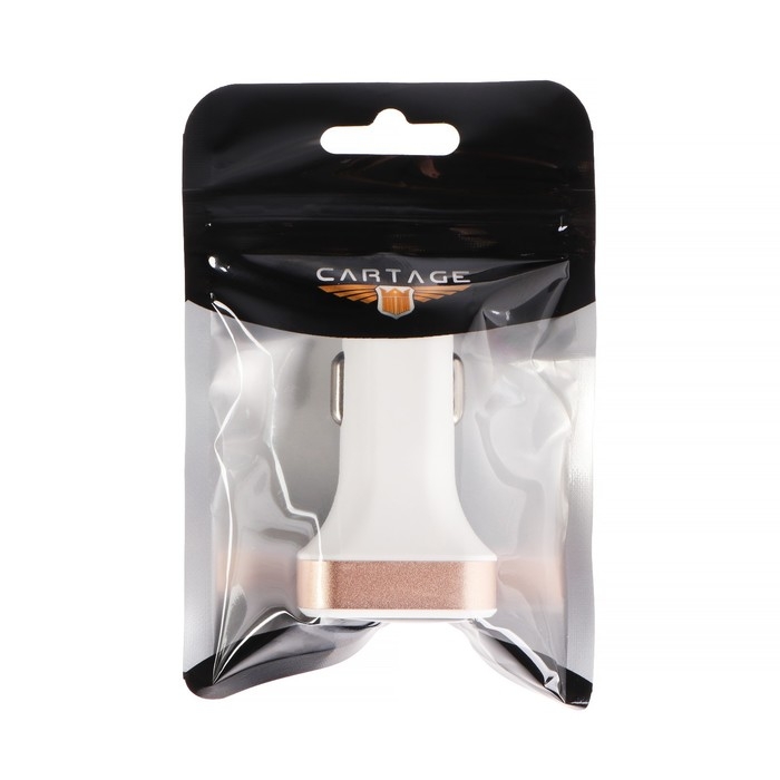 Автомобильный вольтметр, зарядное устройство Cartage 12-24 В, 2 USB 2А, микс Автомобильный вольтметр, зарядное устройство Cartage 12-24 В, 2 USB 2А, микс