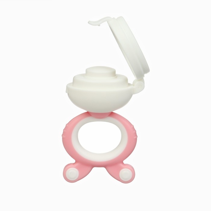 Ниблер с силиконовой сеточкой, вращ.поршень, цвет розовый Ниблер с силиконовой сеточкой, вращ.поршень, цвет розовый