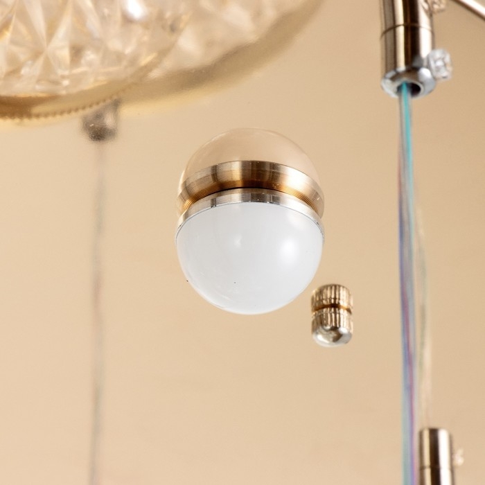 Каскад Каскад "Ледис" 10LED+3LED 99Вт ПДУ золото 40х40х200см BayerLux