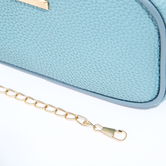 Сумка кросс-боди на молнии, цвет голубой Сумка кросс-боди на молнии, цвет голубой