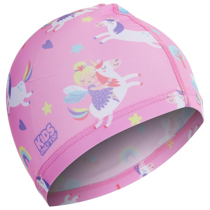 Шапочка для плавания детская ONLYTOP «Волшебная принцесса», тканевая, обхват 46-52 см Шапочка для плавания детская ONLYTOP «Волшебная принцесса», тканевая, обхват 46-52 см