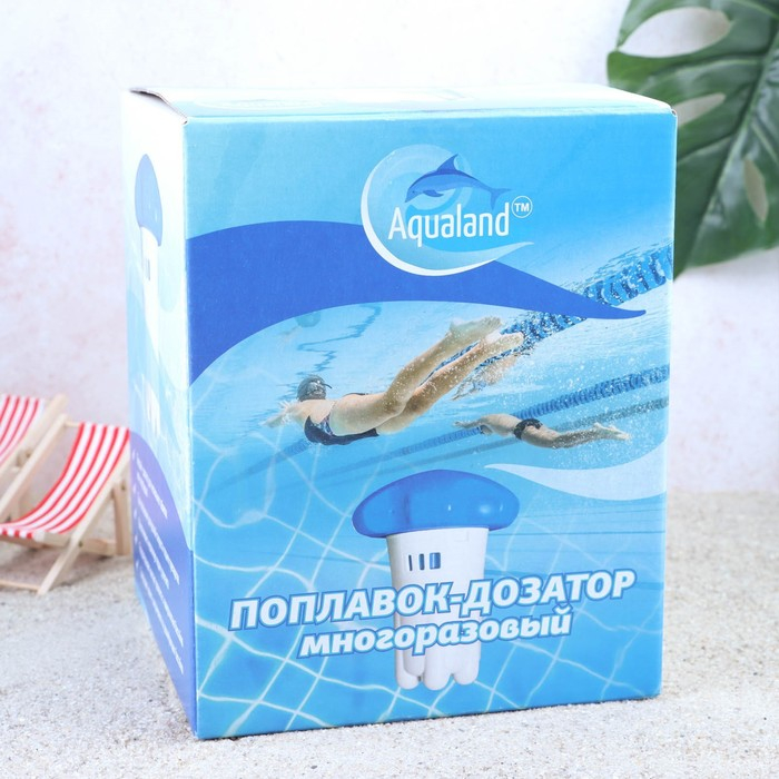 Поплавок - дозатор Aqualand, многоразовый Поплавок - дозатор Aqualand, многоразовый