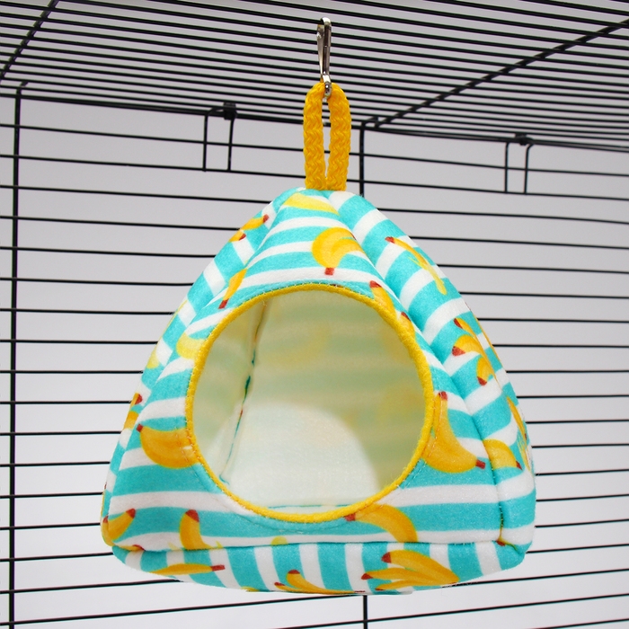 Подвесной домик-пирамидка  Подвесной домик-пирамидка "Бананы", 14 х 14 х 14 см