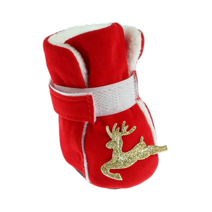 Ботинки "Олени", набор 4 шт, размер L, красные