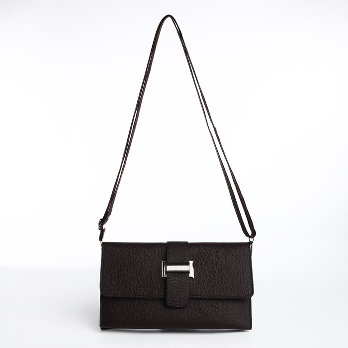 Сумка женская на магните, цвет коричневый Сумка женская на магните, цвет коричневый