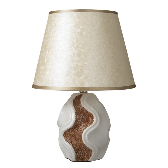 Лампа настольная 7515127TL/1 E14 40Вт белый-кремовый 25х25х35 см RISALUX