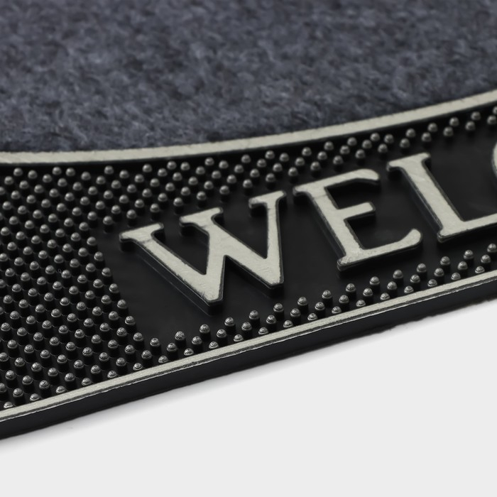 Коврик придверный Доляна «Welcome цветы», 40×70 см, цвет МИКС Коврик придверный Доляна «Welcome цветы», 40×70 см, цвет МИКС