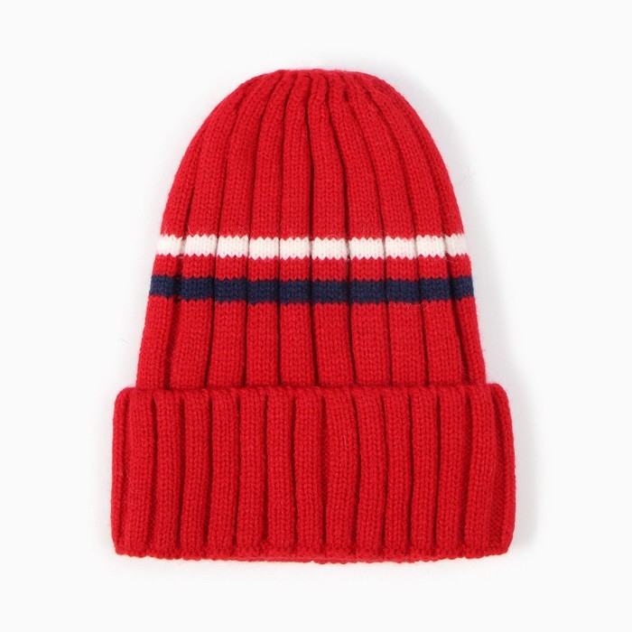 Шапка детская, цвет красный, размер 52-54 Шапка детская, цвет красный, размер 52-54