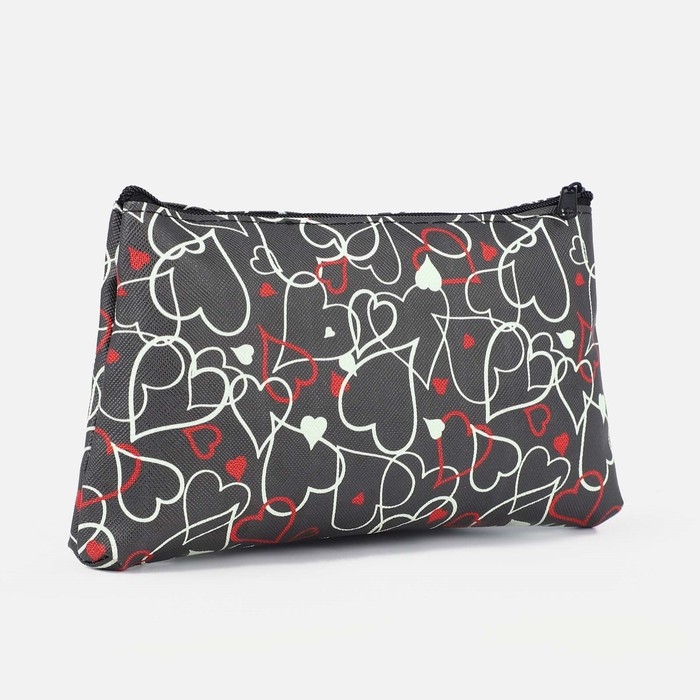 Косметичка на молнии, цвет чёрный Косметичка на молнии, цвет чёрный