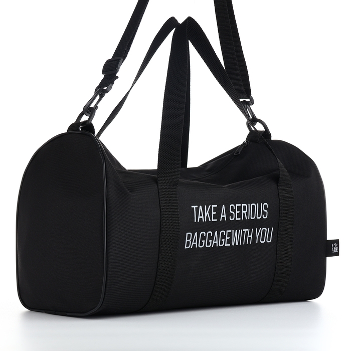 Сумка дорожная, TEXTURA, маленький размер, цвет чёрный Сумка дорожная, TEXTURA, маленький размер, цвет чёрный