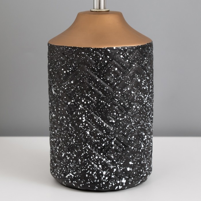 Лампа настольная Лампа настольная "Киао" 1х40Вт Е14 черный/золото 22х22х36см